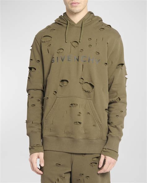 givenchy hoodie sale|givenchy men's destroyed hoodie.